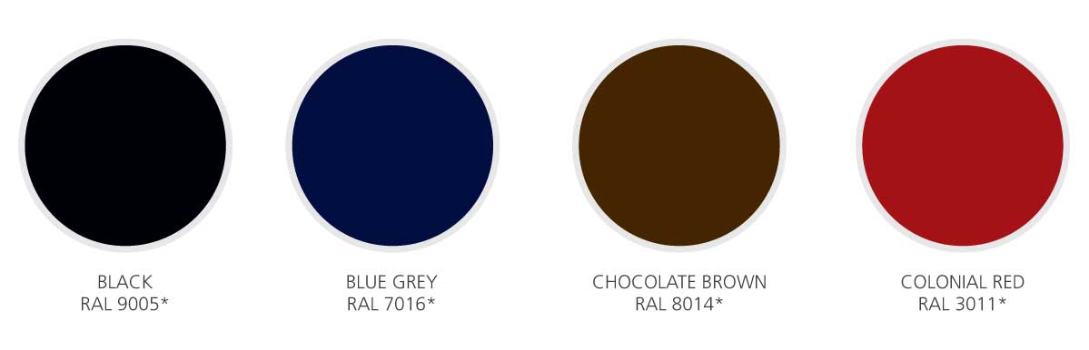 Colours - Aluminum material